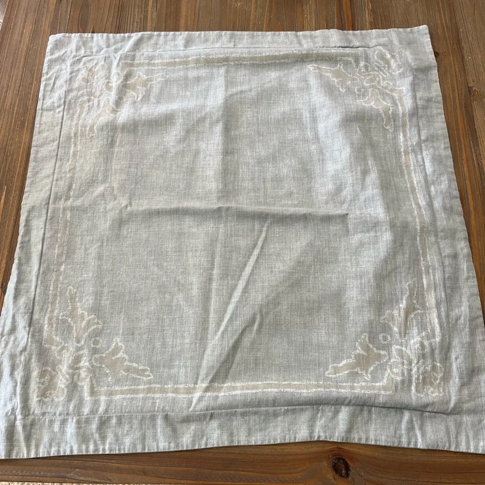 Restoration Hardware Italian Baroque Medallion Euro Shams